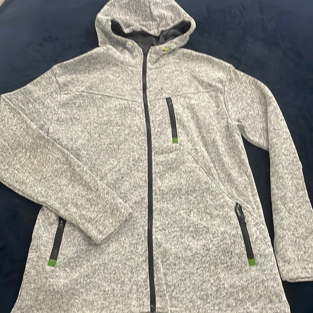 Men’s Gray Zip Up Jacket